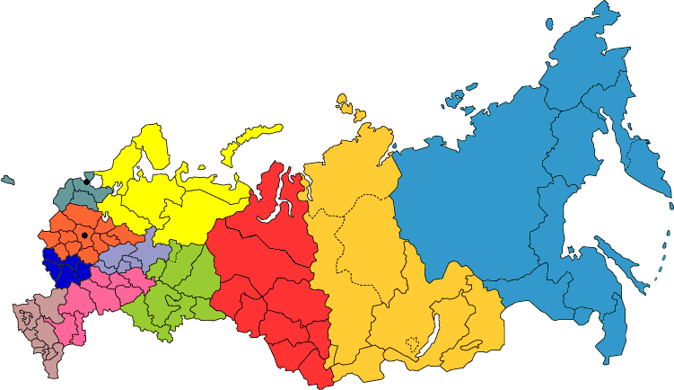 Россия - пункты выдачи заказов в крупных городах