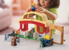 Конюшня с лошадками B8797