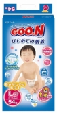 Подгузники GOON L (9-14кг) 54шт.