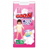 Подгузники GOON PANTS GIRL BIG (12-20кг) 38шт.
