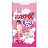 Подгузники GOON PANTS GIRL L (9-14кг) 44шт.