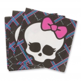 Салфетки бумажные  в стиле Monster High