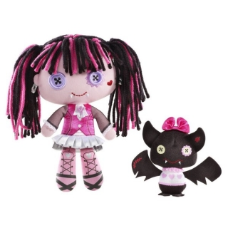 Мягкие куклы Drakulaura и Count Fabulous из серии Друзья, Школа Монстров, Monster High