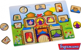 Пазл сказка Теремок