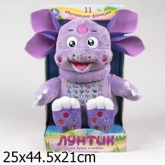 Обучающая мягкая игрушка Лунтик - Учим буквы и цифры