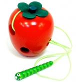 Деревянная шнуровка Яблоко