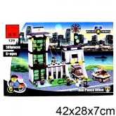 Конструктор Brick 129 Полицейский участок с аксессуарами