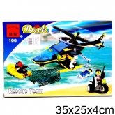 Конструктор Brick 106  Полицейская техника