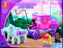 Конструктор Sluban  Карета Розовая мечта