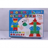 Конструктор пластмассовый на магнитах для малышей от 3 лет