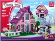 Конструктор Sluban Дом Страна Чудес с аксесуарами