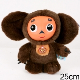 Мягкая игрушка Чебурашка с пластиковой мордочкой