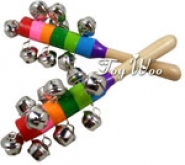 Погремушка колокольчики на палочке Б319