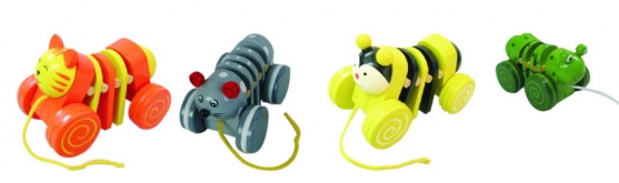 Деревянная каталка-грохоталка 8505