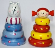 Деревянная пирамидка 8517