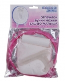 Отпечаток ручки, ножки вашего малыша (розовый)