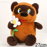 Мягкая игрушка Мульти-Пульти Винни Пух с цветком озвученный