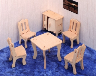 Кукольная мебель Столовая
