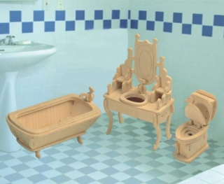 Кукольная мебель детская ванная