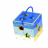 Ящик-сортер Геометрик голубой