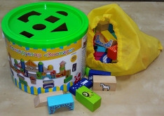 Деревянный конструктор-сортировщик  Зоопарк