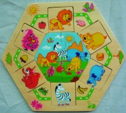 Деревянный пазл Животные Африки 8648