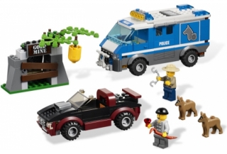 Лего 4441 City Фургон для полицейских собак