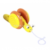 Деревянная каталка Улитка