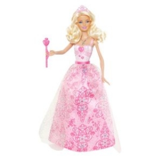 Барби принцесса в розовом платье