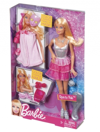 Barbie, Игровой набор Спа-салон с куклой