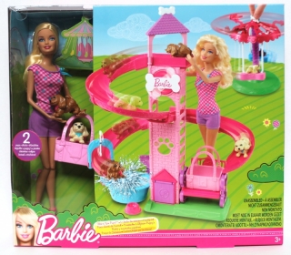 Кукла Барби(Barbie) Прогулка в парке с питомцами