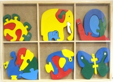 Пазлы 6 животных (1086B)