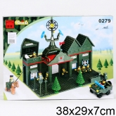 Конструктор Brick 279 Воинская база с солдатами и аксессуарами