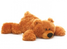 Мягкая игрушка Мишка лежачий музыкальный