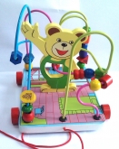 Деревянный лабиринт-каталка Мишутка 2020