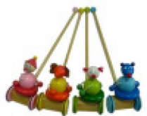 Деревянная каталка 5307