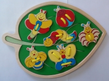 Деревянная шнуровка Насекомые