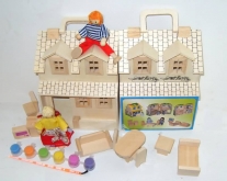 Кукольный домик 15см*15см*20см