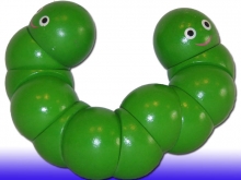 Деревянная игрушка Гусеница