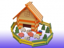 Деревянный конструктор ферма