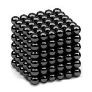 Неокуб Черный бархат 5мм 216 шариков