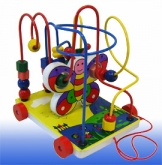 Деревянный лабиринт каталка Бабочка