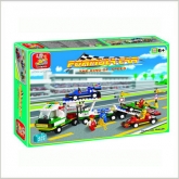 Конструктор Sluban Перевозчик гоночных болидов