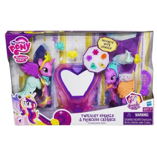 My Little Pony Twilight Sparkle & Princess Cadance Crystal Jewel Salon Set