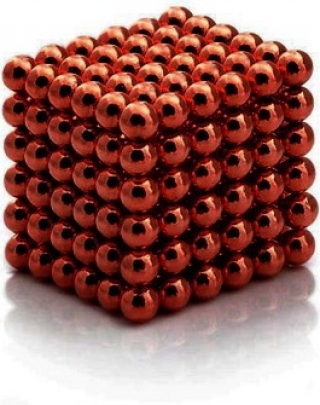 Неокуб Красный Марсианская пыль 6мм 216 шариков
