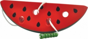 Деревянная шнуровка Арбуз Б511б