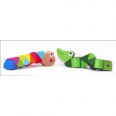 Деревянная игрушка Гусеница 