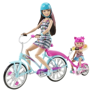 Игровой набор Барби (Barbie) Велосипед для двух сестёр