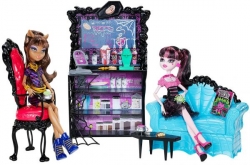 Набор кукол Клодин Вульф и Дракулаура. Кафе Коффин бин (Coffin bean)