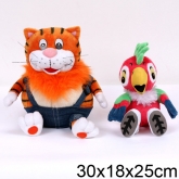 Мягкая игрушка Мульти-Пульти набор Кот и Попугай Кеша